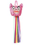 Shourouk Zoulala Bag Charm, Women's, Pink/purple, Metal Other/pvc/glass/silk