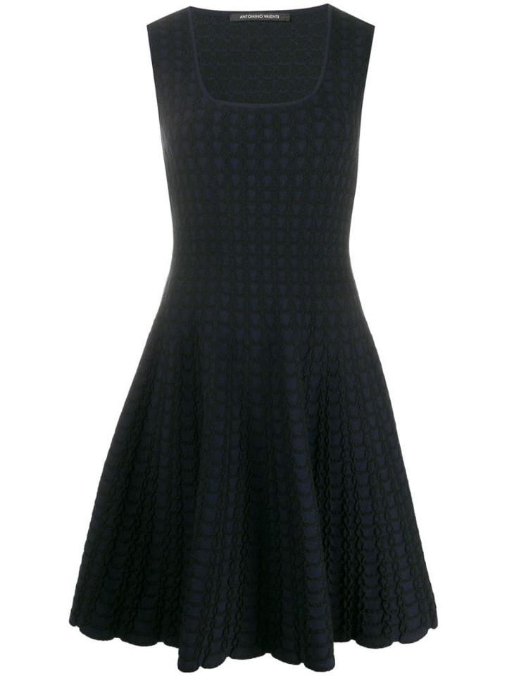 Antonino Valenti Sleeveless Flared Dress - Black