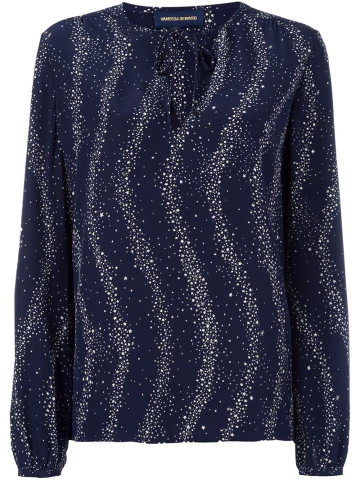 Vanessa Seward Star Print Blouse