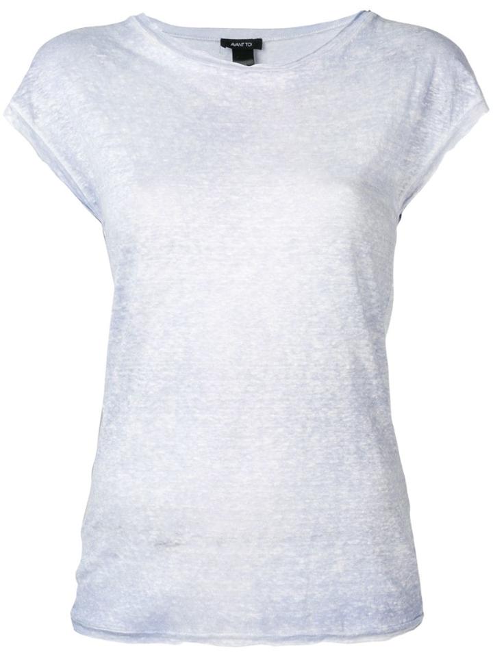 Avant Toi Round Neck T-shirt - Blue