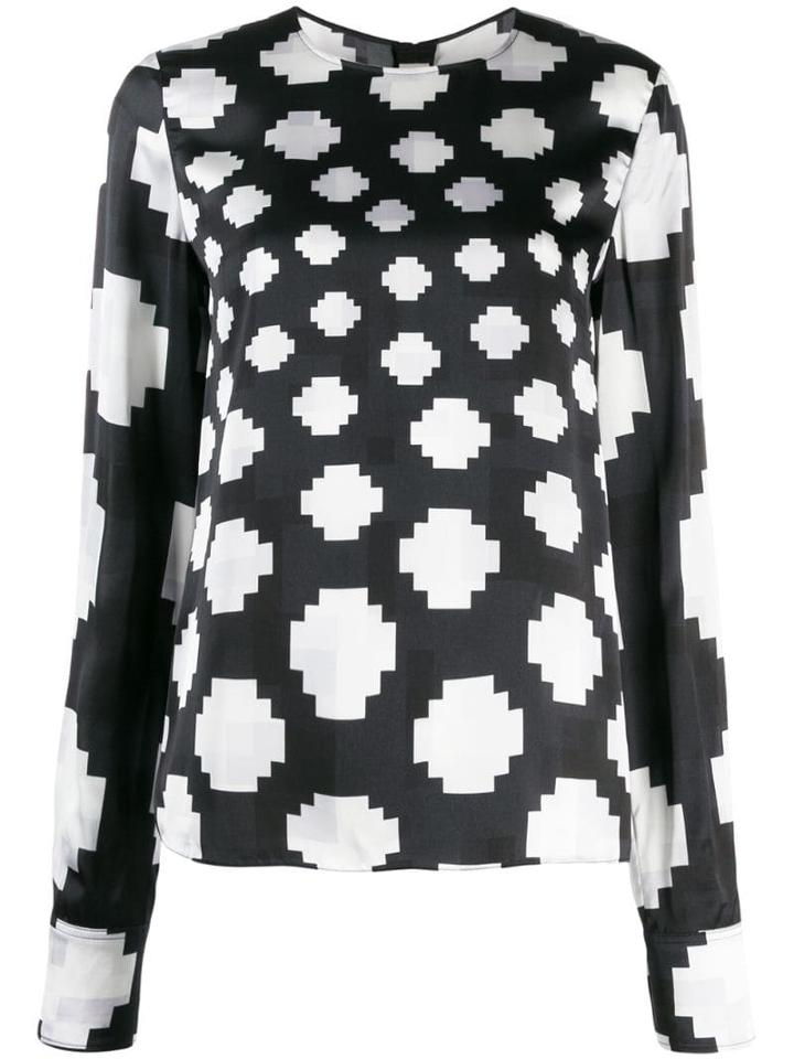 Marni Graphic Print Blouse - Blue