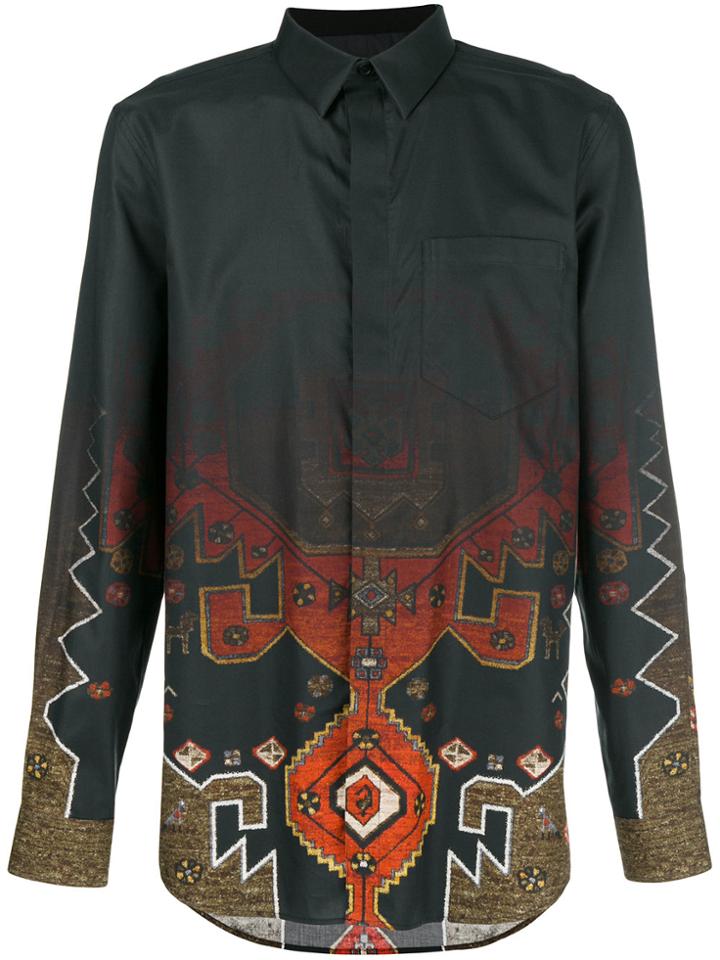 Givenchy Gradient Carpet Print Shirt - Black