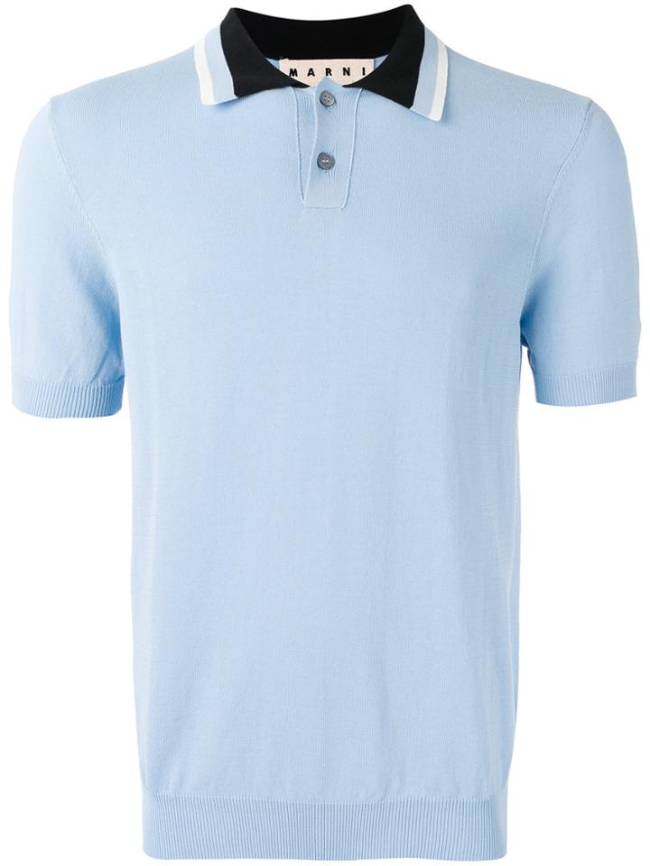 Marni Classic Polo Top - Blue