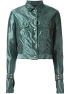 Jean Paul Gaultier Vintage 'junior Gaultier' Cropped Jacket, Women's, Size: Medium, Green