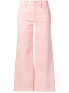 Frame Cropped Trousers - Pink