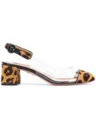 Aquazzura Optic Leopard Pumps - Brown