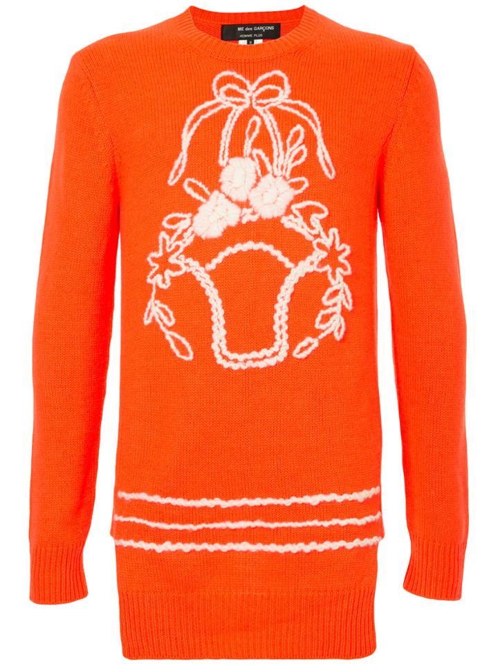 Comme Des Garçons Vintage Double Hem Jumper - Yellow & Orange