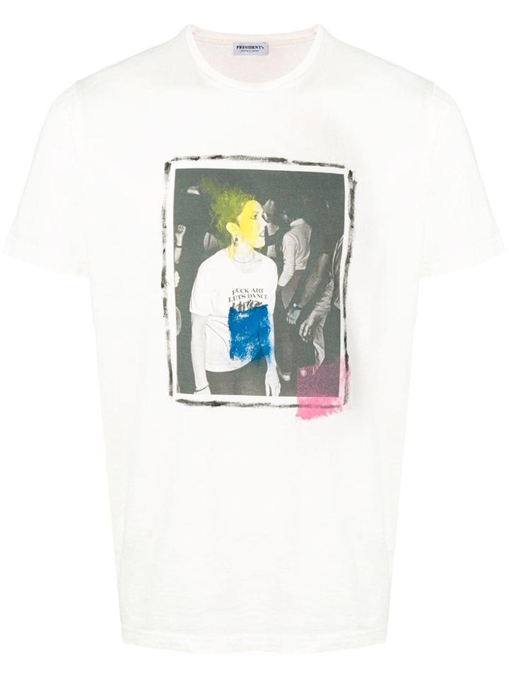 President's Photographic Print T-shirt - White