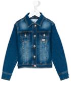 Philipp Plein Kids - Denim Jacket - Kids - Cotton/spandex/elastane - 10 Yrs, Blue
