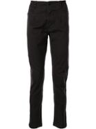 Transit Cropped Slim Fit Chinos - Black