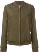 Woolrich Classic Bomber Jacket, Women's, Size: Medium, Green, Polyamide/polyester