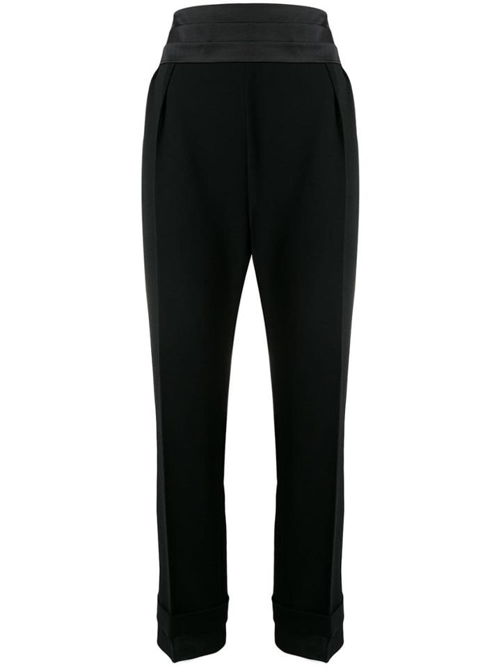Max Mara Straight Leg Trousers - Black