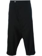 Alchemy Cropped Drop-crotch Trousers, Men's, Size: Small, Black, Cotton/spandex/elastane