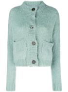 Erika Cavallini Double Pocket Cardigan - Green
