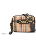 Burberry Check Print Belt Bag - Brown