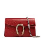 Gucci Dionysus Leather Super Mini Bag - Red