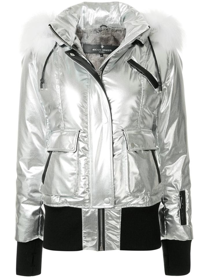 Nicole Benisti Fordham Bomber Jacket - Silver