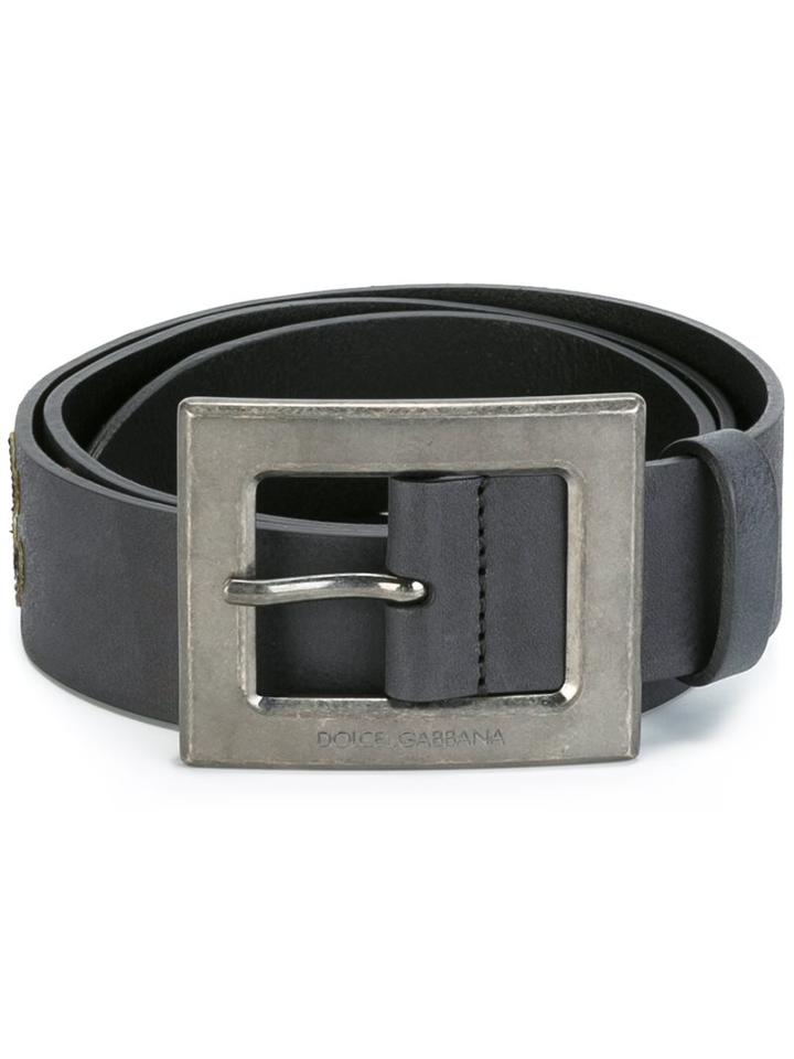 Dolce & Gabbana Sicilian Man Patch Belt