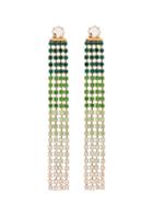Jacquemus Les Boucles Monaco Crystal Drop Earrings - Gold