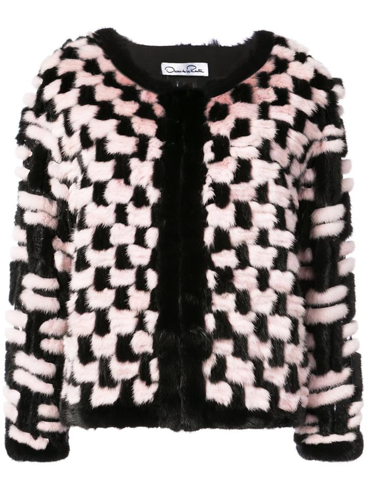 Oscar De La Renta Tweed Technique Jacket - Multicolour