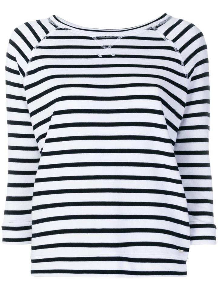 Woolrich Striped Sweatshirt - White