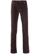 Jacob Cohen Corduroy Trousers - Red