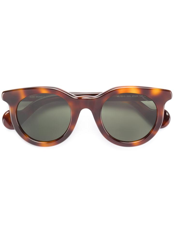 Moncler Eyewear Soft Cat Eye Sunglasses - Brown