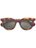 Moncler Eyewear Soft Cat Eye Sunglasses - Brown