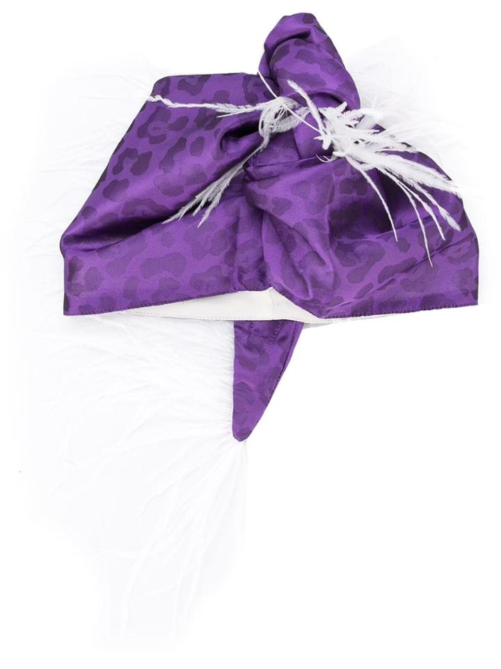 Taller Marmo Feather Headband - Purple