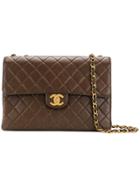 Chanel Vintage Jumbo Shoulder Bag - Brown