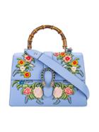 Gucci Blue Dionysus Embroidered Shoulder Bag