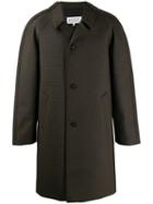 Maison Margiela Micro-check Coat - Black