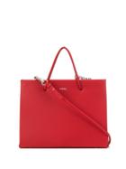 Medea Tote Bag With Shoulder Strap - Red