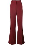 Valentino High-waisted Trousers - Red