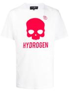 Hydrogen Printed Logo T-shirt - White