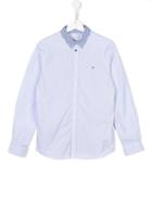 Paul Smith Junior Pinstripe Detail Shirt, Boy's, Size: 14 Yrs, Blue