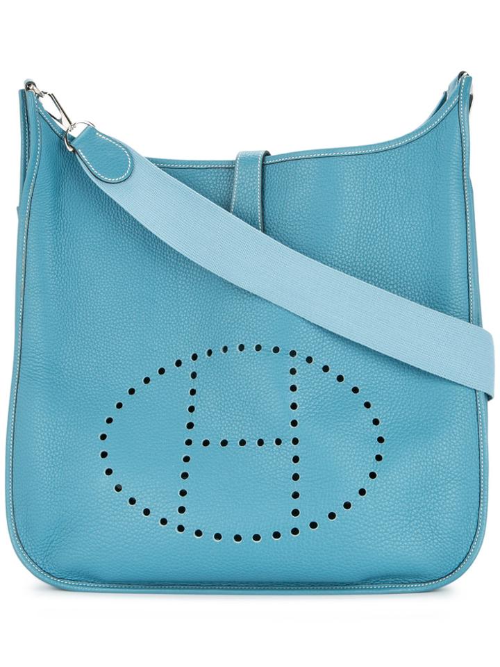 Hermès Vintage Evelyne Tgm Shoulder Bag - Blue