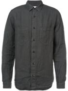 Stone Island Logo Embroidered Shirt - Grey