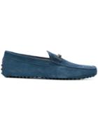 Tod's Double T Gommino Loafers - Blue
