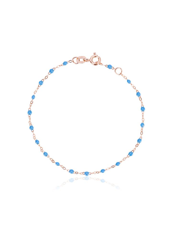 Gigi Clozeau Gold And Blue Resin Beaded Bracelet