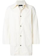 Romeo Gigli Vintage Long Shirt Jacket - White