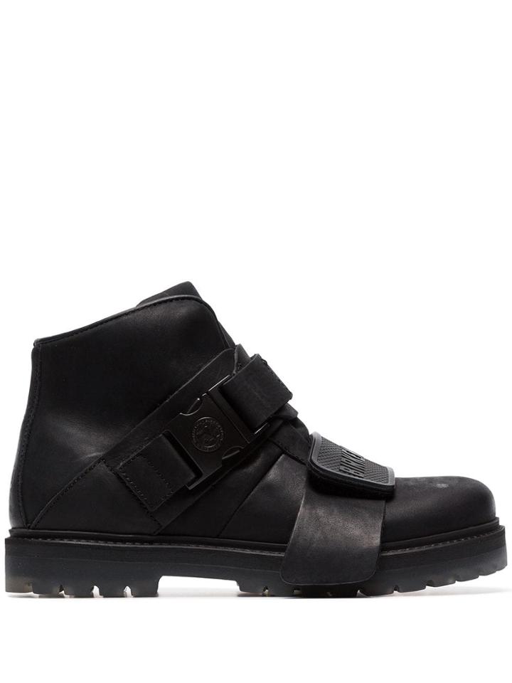 Rick Owens X Birkenstock Rotterhiker Flat Boots - Black