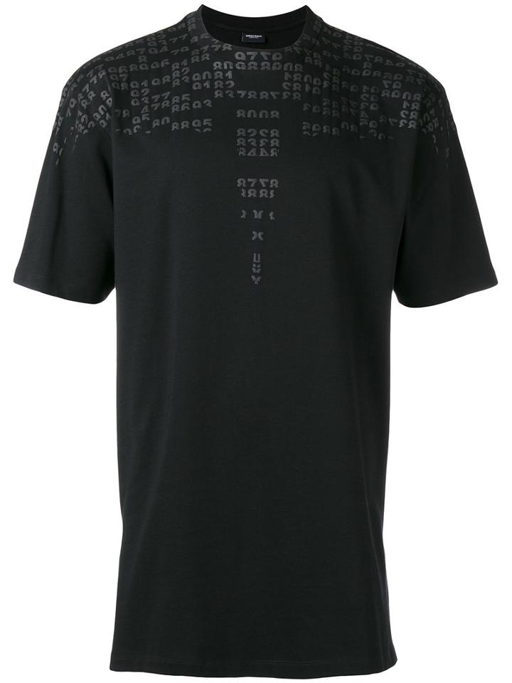 Marcelo Burlon County Of Milan - Number Detail T-shirt - Men - Cotton - S, Black, Cotton