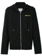 Helmut Lang Logo Hooded Sweatshirt - Black