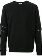 Tim Coppens Zip Detail Sweatshirt, Men's, Size: M, Black, Cotton