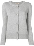 Blanca Slim-fit Knitted Cardigan - Grey