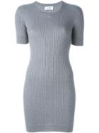 Courrèges 'ml04' Dress, Women's, Size: 3, Grey, Cotton/cashmere