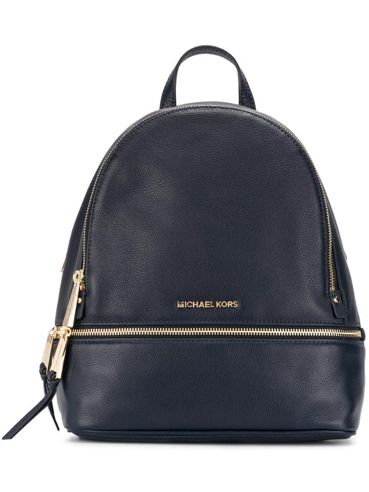 Michael Michael Kors Zipped Backpack - Blue