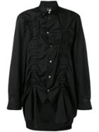 Comme Des Garçons Homme Plus Oversized Ruched Shirt - Black