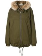 Holland & Holland Fur Hooded Jacket - Green